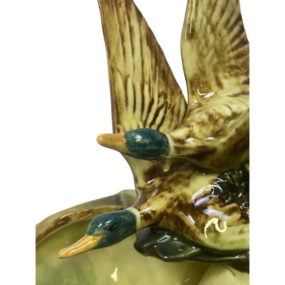 McCoy Flying Mallard Ducks Vintage 1950's MCM Planter-Excellent - Picture 5 of 7